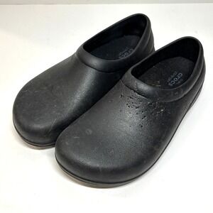 Crocs Neria Pro II Clogs Mens Size 10 Black Slip Resistant Work Shoes